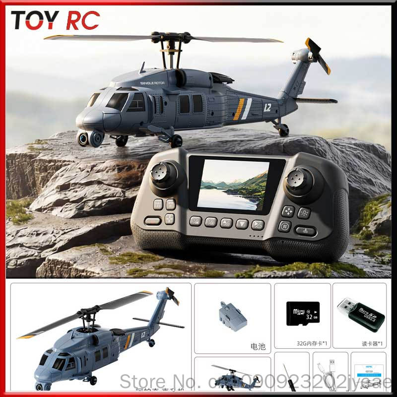 Rc Helicopter Gyro - Helicóptero RC 4DRC L2 con Cámara