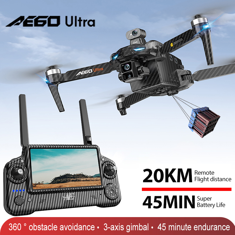 Rc Helicopter Electric - AE60 GPS Drone profesional 8K cámara