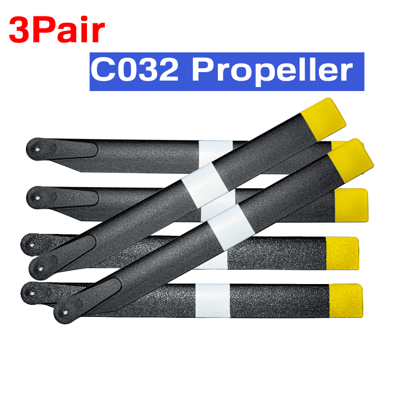 Rc Helicopter Blade - 3 Piezas de Hélices Originales para