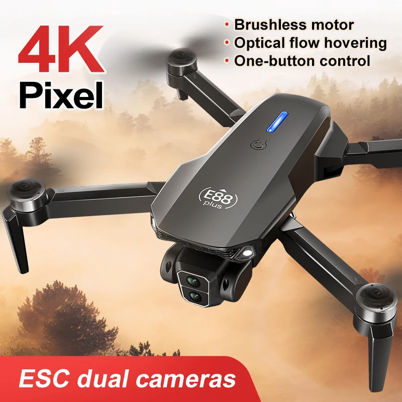 Nuevo Dron cuadricóptero E88 P - Rc Helicopter Case reseña y precio