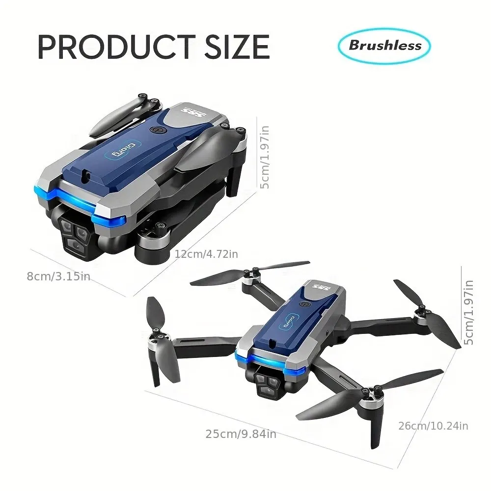 Dron plegable S8S con GPS, 5G, - Rc Helicopter Case reseña y precio